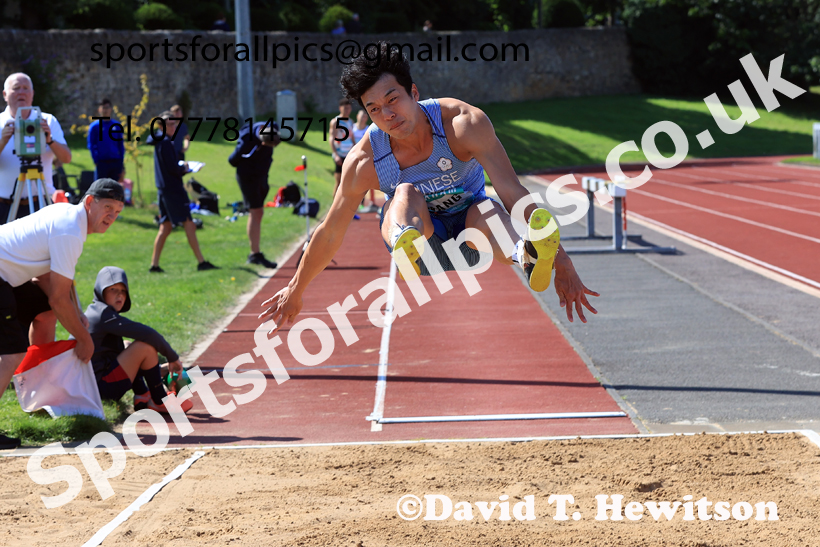 Decathlon long jump, 2025 EAP International Combined Events, Hexham, Northumberland.  Photo: David T. Hewitson/Sports for All Pics